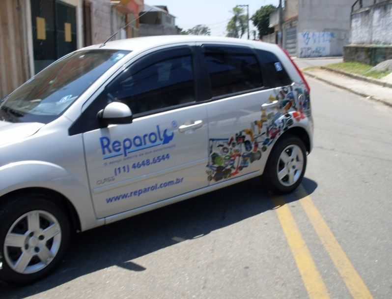 Envelopamento de Carros de Lojas Guarulhos - Envelopamento para Viaturas