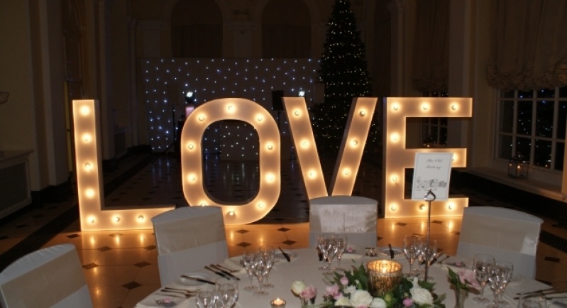 Letreiro Luminoso Led Preço Ponte Rasa - Letreiro Luminoso para Casamento