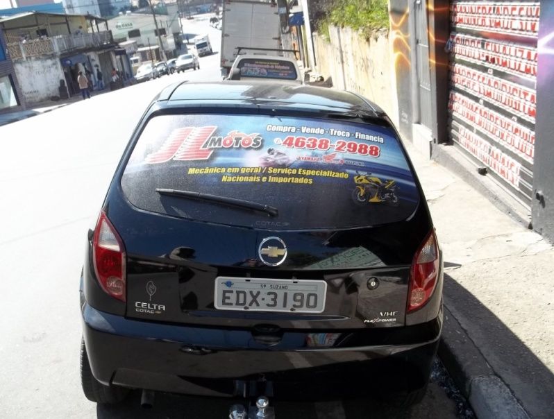 Orçamento para Adesivo Perfurado Itaim Paulista - Logotipo para Carro