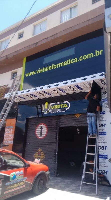 Placas de ACM para Fachada Cidade Tiradentes - Fachada de Loja com ACM